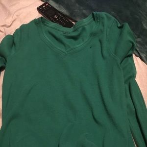 Green long sleeve shirt